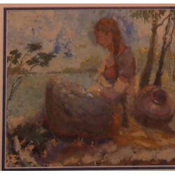 Girl with pot